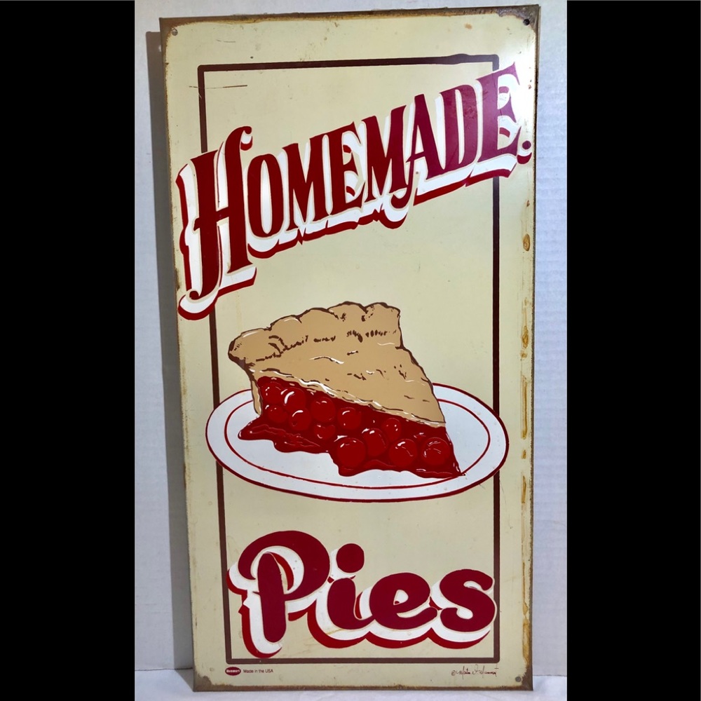 Mummert Vintage Homemade Pies Sign